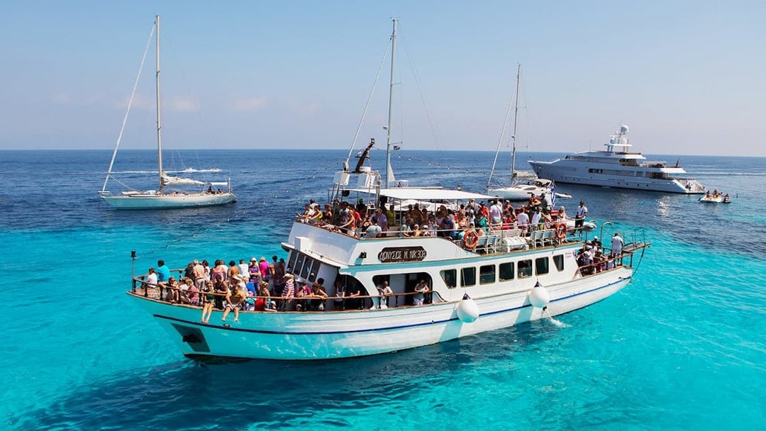 Paxos, Antipaxos & Blue Caves Cruise From Corfu