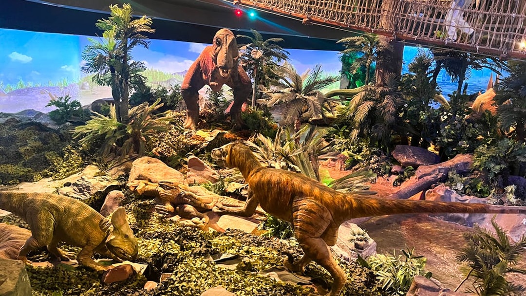 Dinosaurs exhibit at Petrosains, The Discovery Centre in Kuala Lumpur.