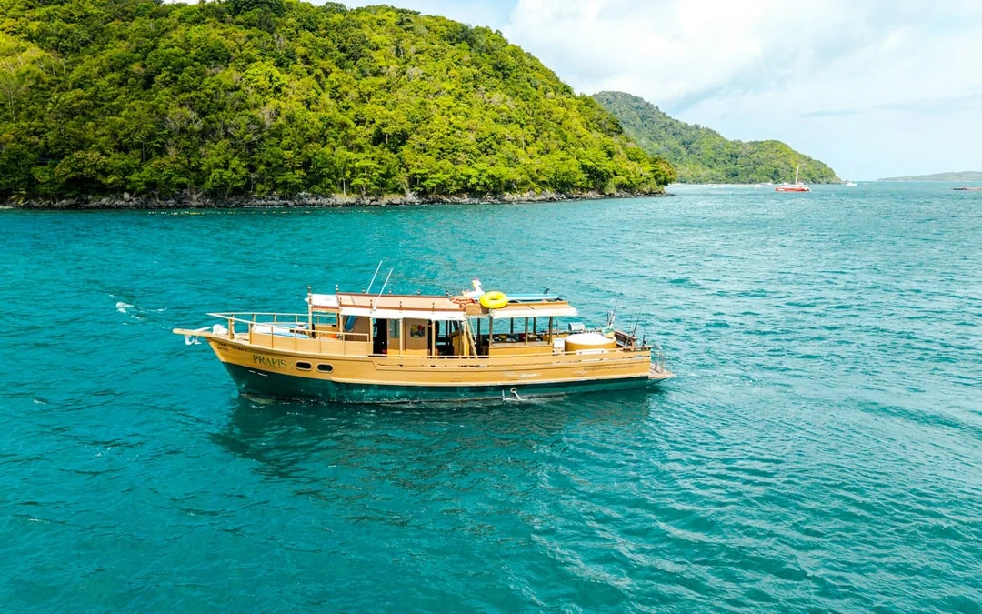 Phuket Private Longtail Boat Charter with Jacuzzi to Coral Island Banana Beach and Promthep Cape Image 6