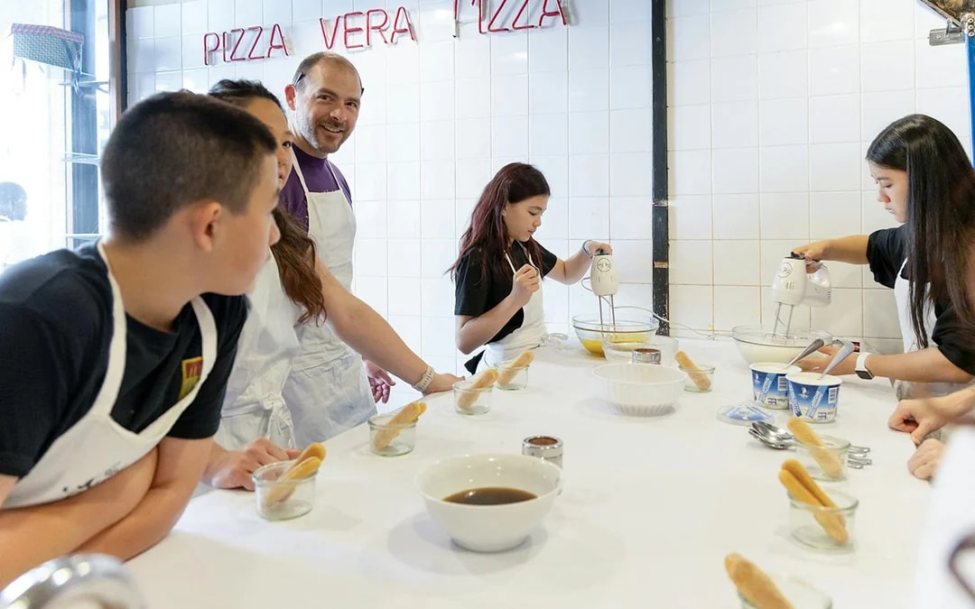 Pizza and Tiramisu Cooking Class Image 9