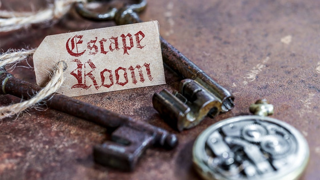 Escape room keys and puzzle piece for Singapore indoor activities.