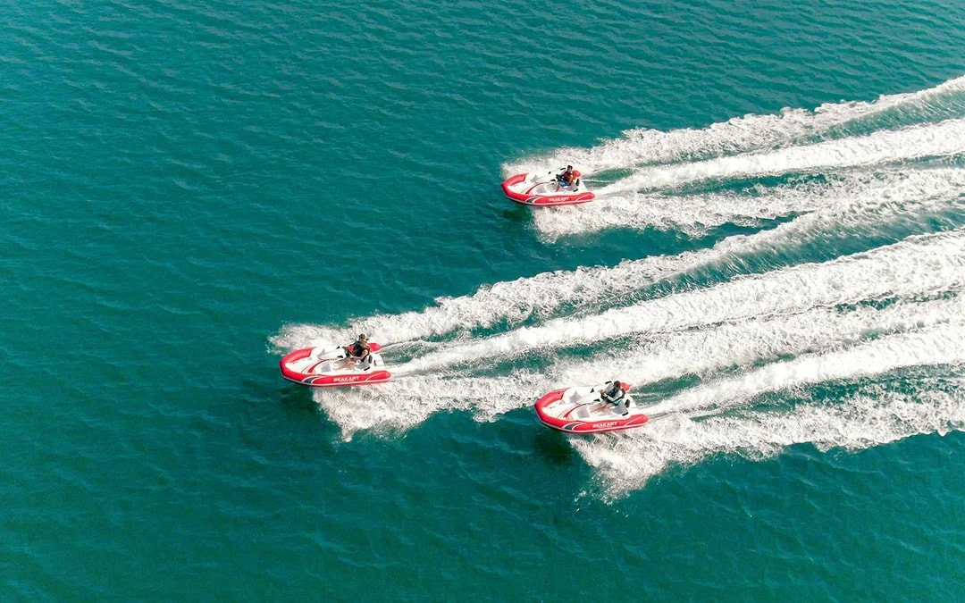 Private Self-Drive Seakart Jetski Tour with Pictures & Video  - Groups Upto 3 Image 6