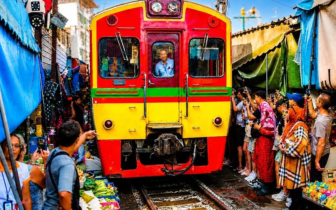 Private Tour: Maeklong Train Market, Floating Market and Klo Image 2