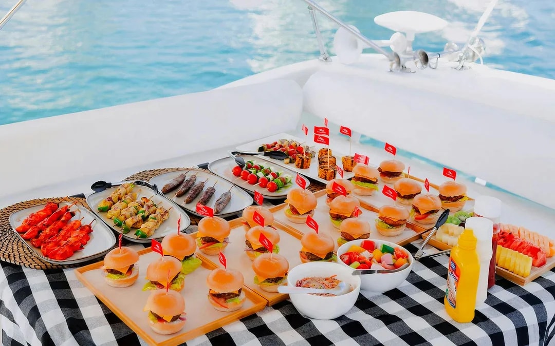 Proposal at Sea Package: Luxury Private Yacht Rental from Dubai Marina Image 8