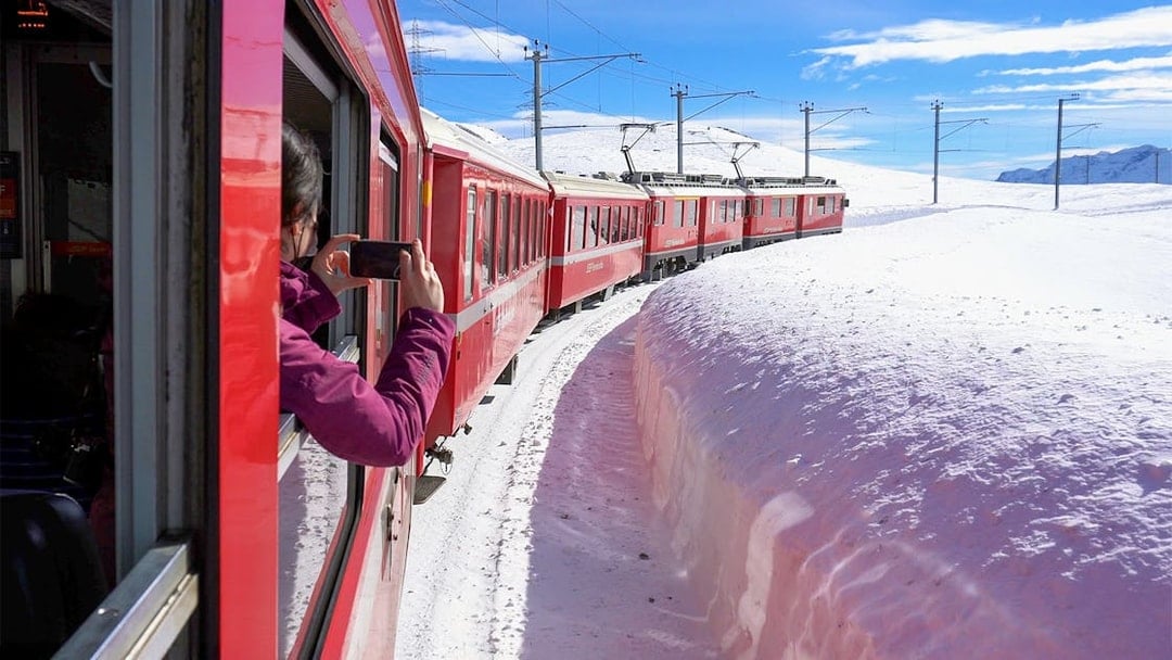 Bernina Red Train Ticket, Chur