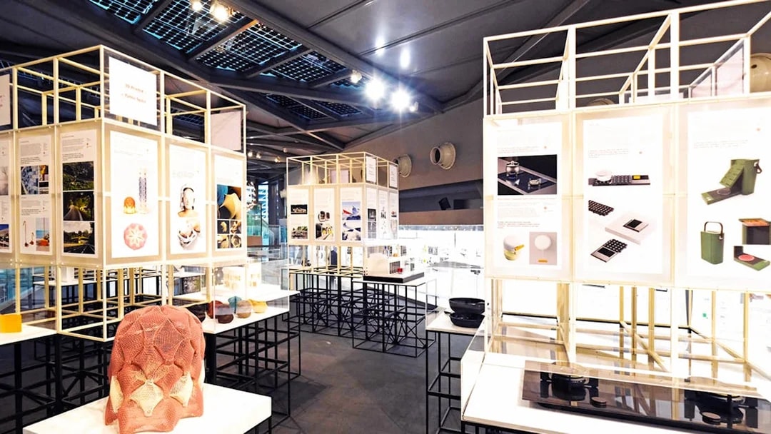 Exhibit displays at Red Dot Design Museum Singapore.
