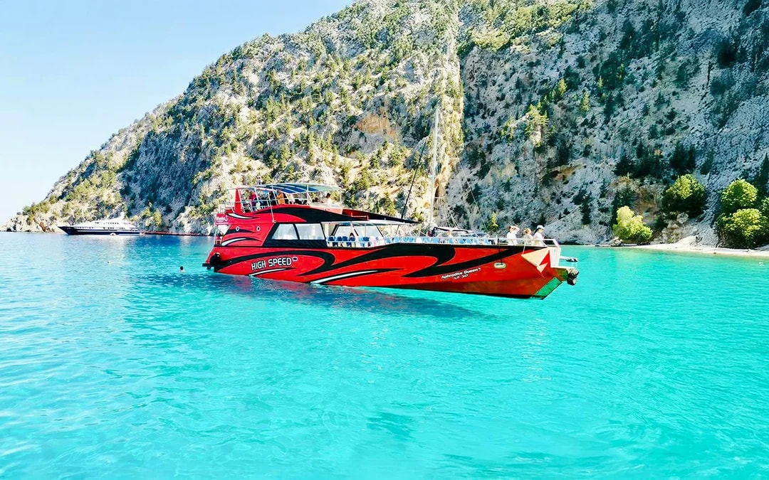 Rhodes: High Speed Cruise to Symi with a Swim Stop in St George's Bay Image 6