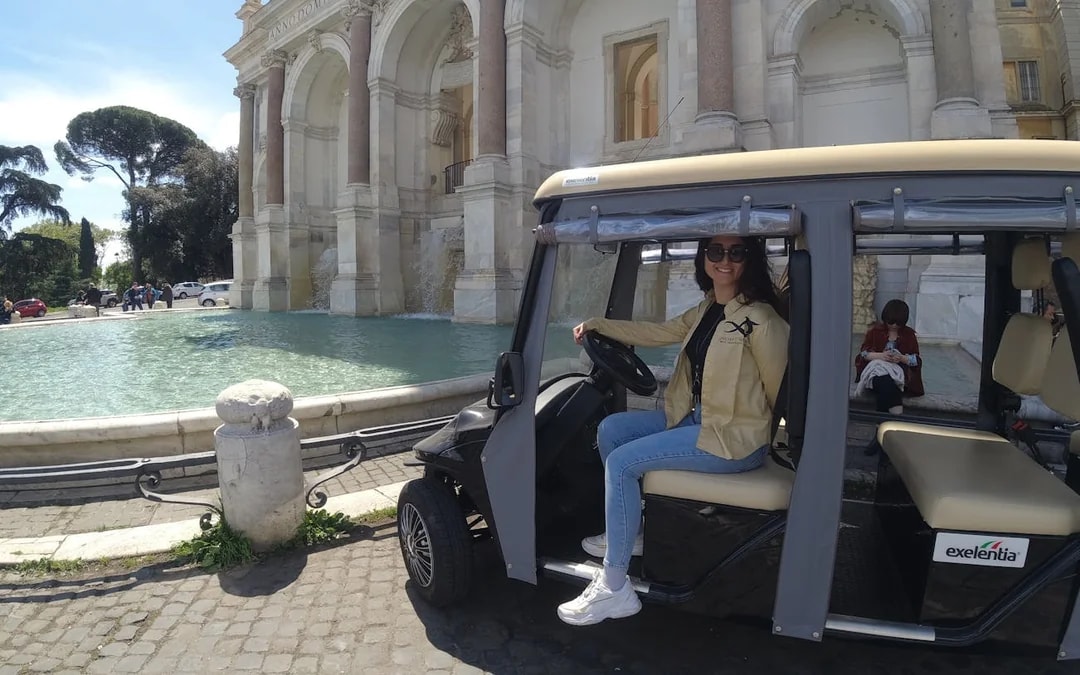 Rome Guided Electric Golf Cart City Tour of Landmarks and Hidden Gems Image 3
