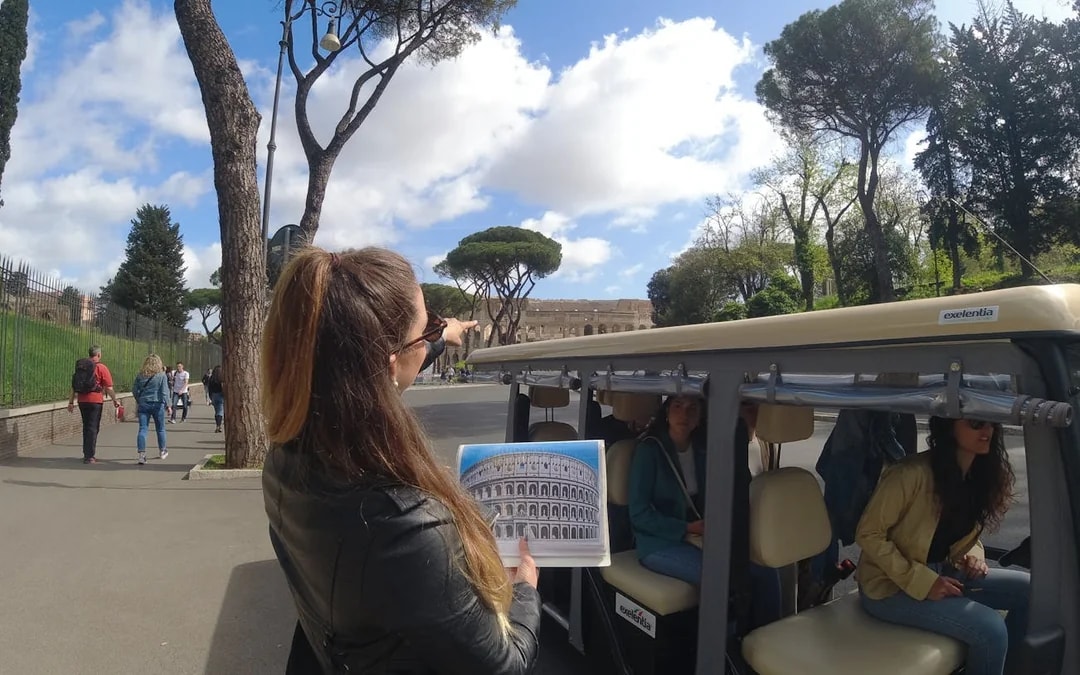 Rome Guided Electric Golf Cart City Tour of Landmarks and Hidden Gems Image 5
