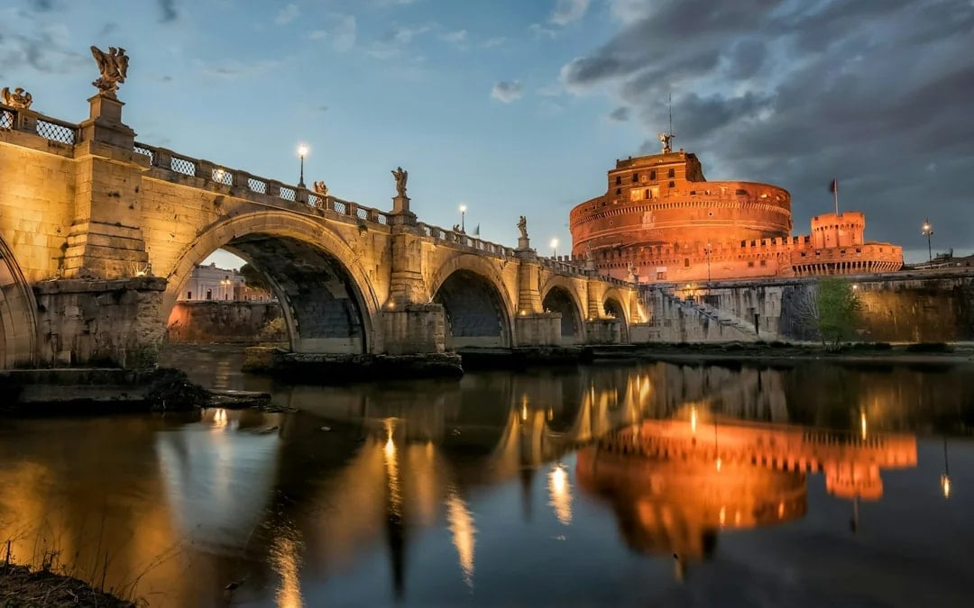 Rome Night Ghosts and Mysteries Small-Group Walking Tour with Dowsing Rods Image 1