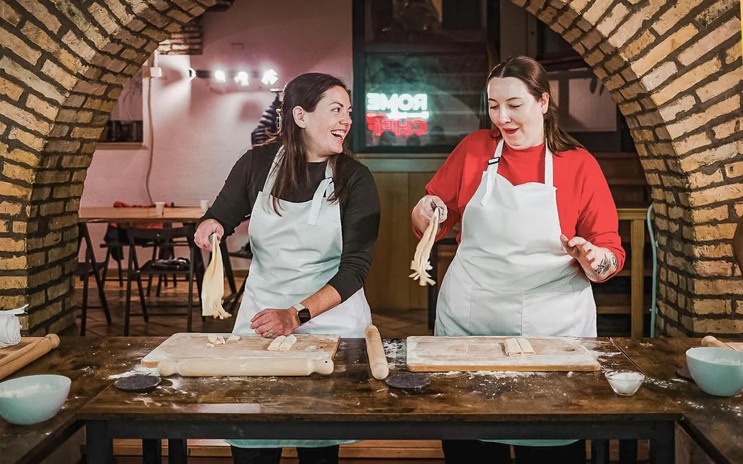 Pasta-Making Cooking Class in Rome with Tiramisu or Spritz Image 6