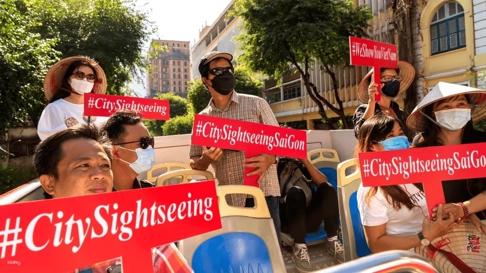 Saigon Sightseeing Double - Decker Bus Ticket: Explore Saigon with KKday