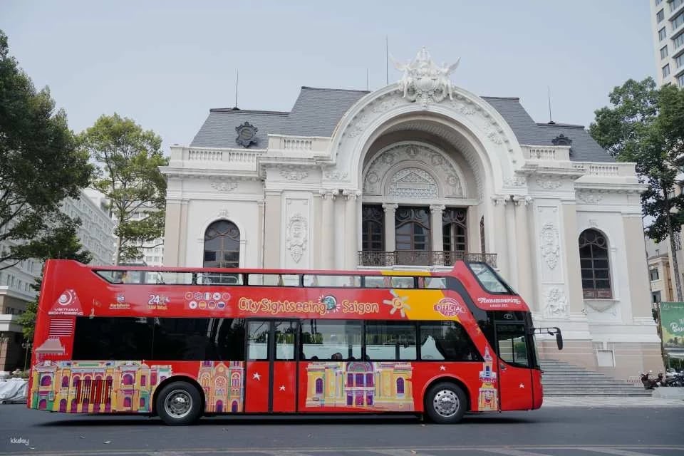 Saigon Sightseeing Double - Decker Bus Ticket: Explore Saigon with KKday