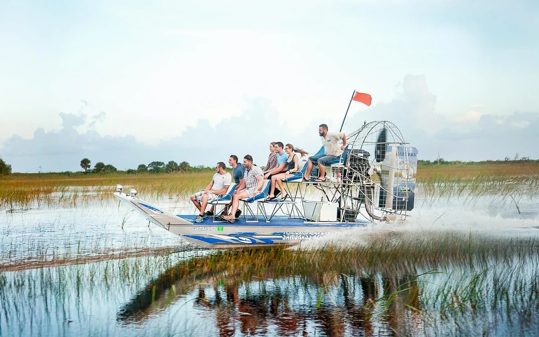 Miami: Sawgrass Recreation Park Airboat Tour with Reptile Exhibit & Optional Transportation Image 1