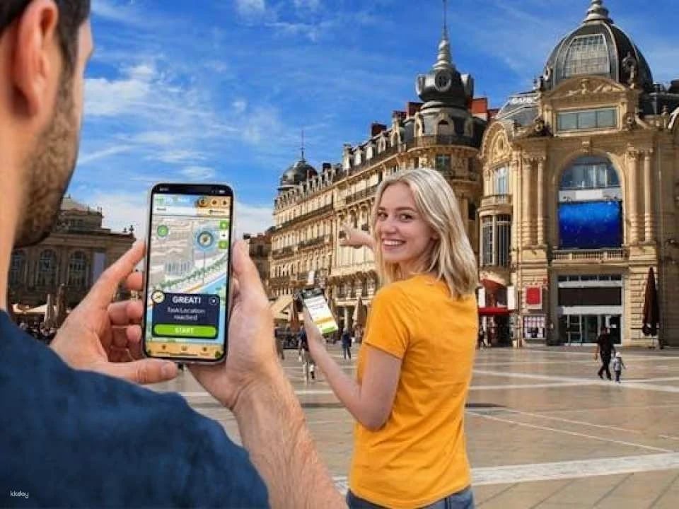 Self-guided digital scavenger hunt in Montpellier