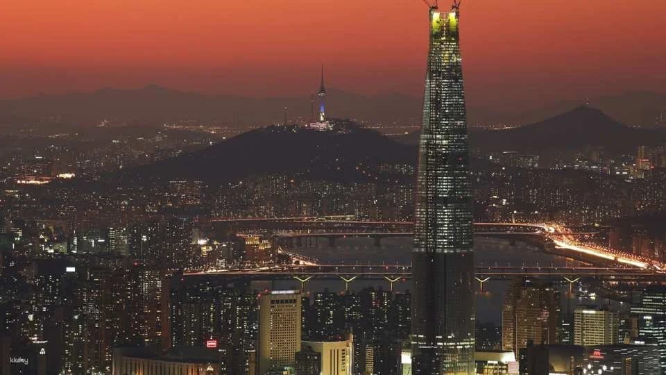 SEOUL SKY Observatory Admission Ticket & Dongdaemun Market Shopping