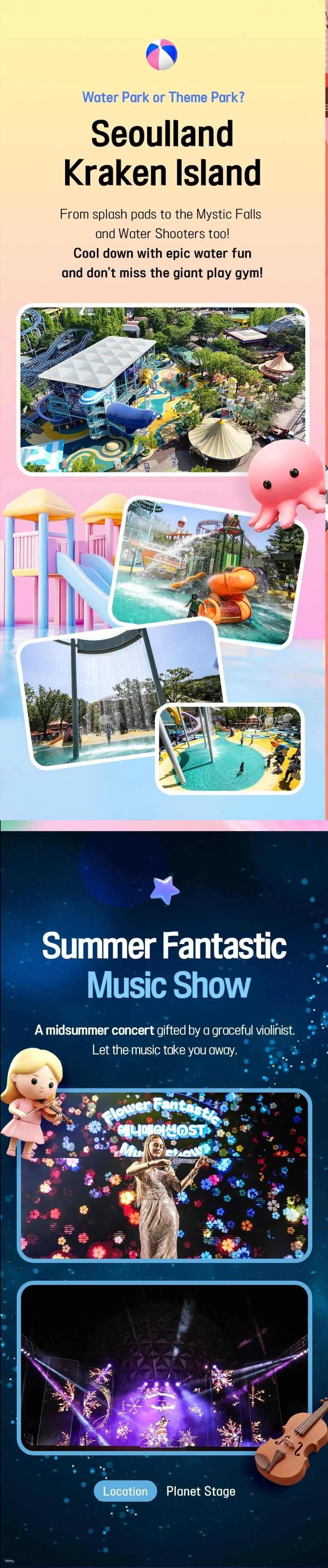 Seoul, South Korea｜Seoul Land, Seoul Zoo, Sky Lift Ticket Package