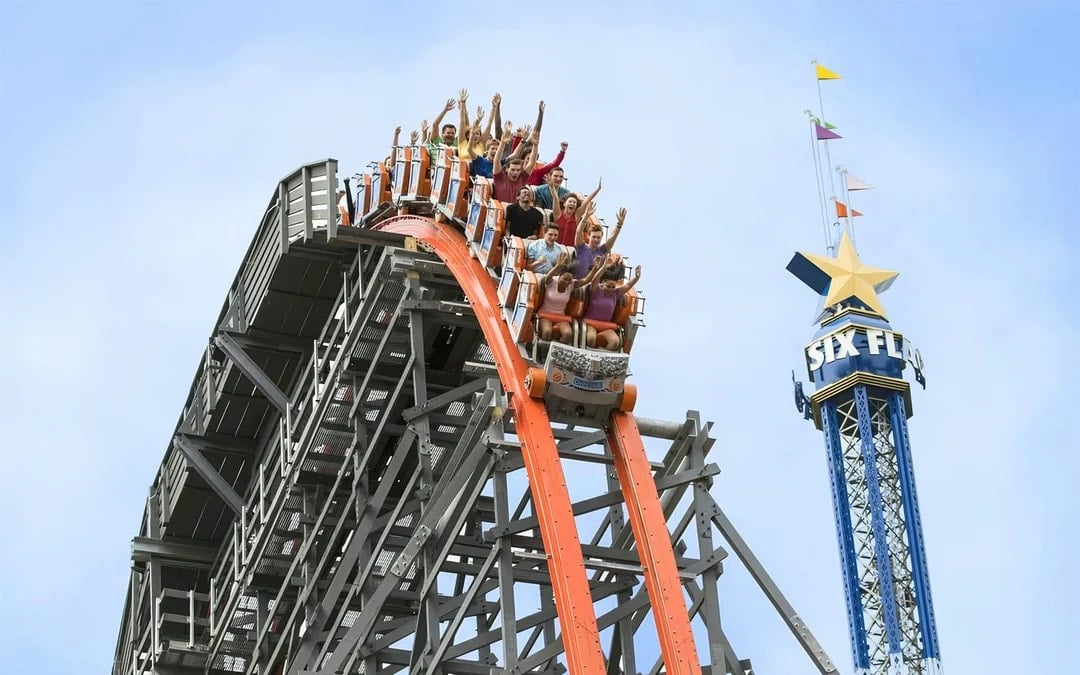 Six Flags New England One Day Ticket Image 1