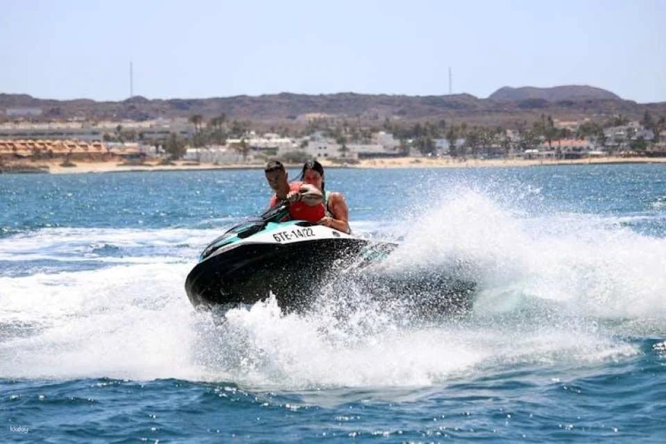 Small group guided jet-ski tour in Fuerteventura