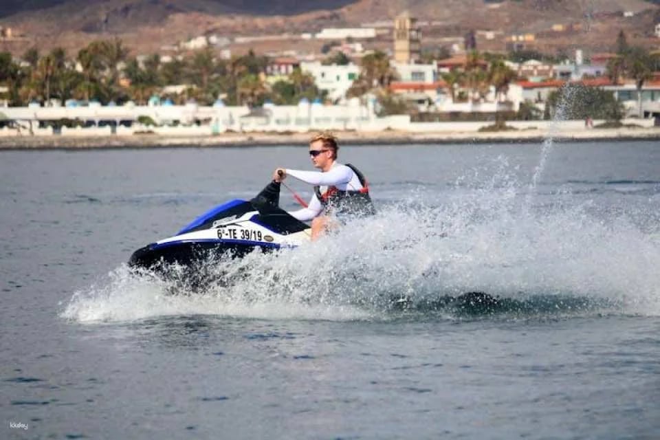 Small group guided jet-ski tour in Fuerteventura
