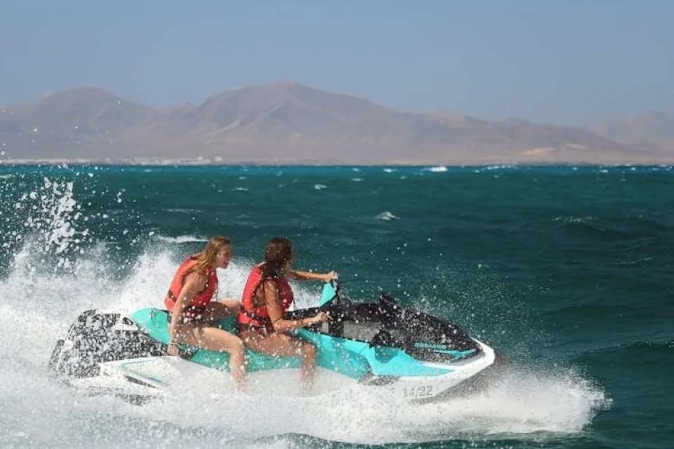 Small group guided jet-ski tour in Fuerteventura