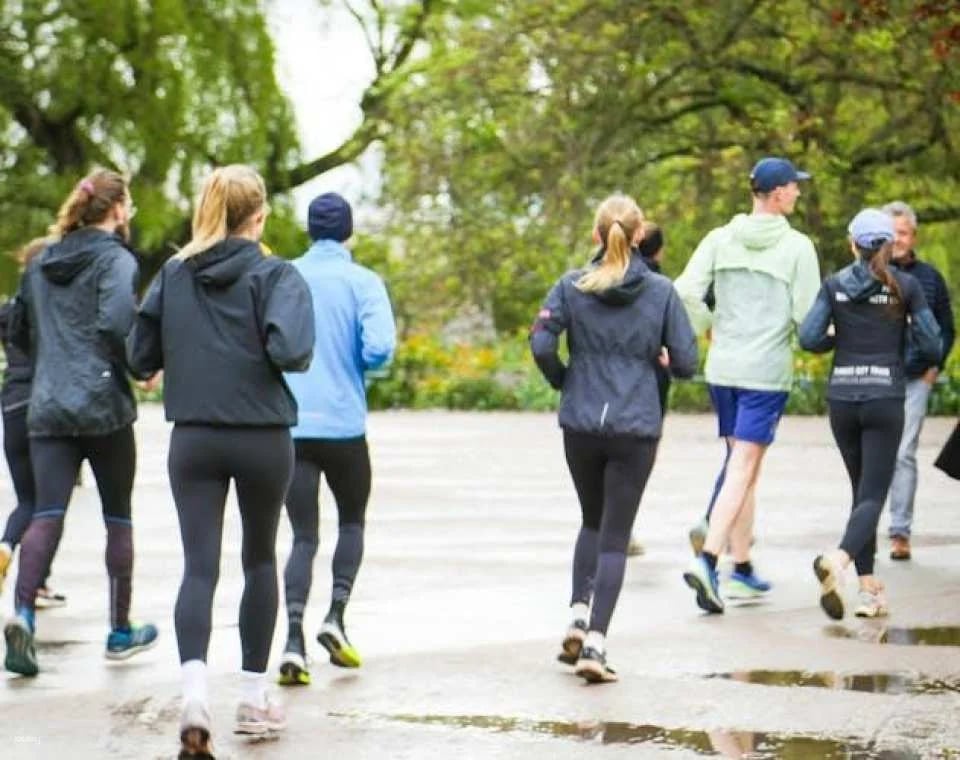 Small-group guided running city tour in Schwerin