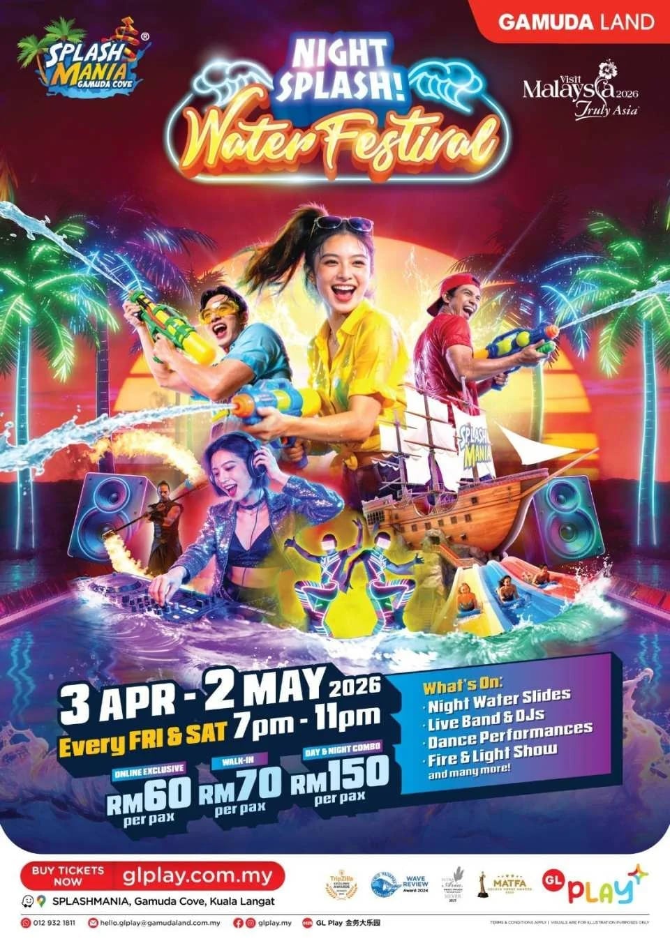 SplashMania Waterpark Ticket | Malaysia