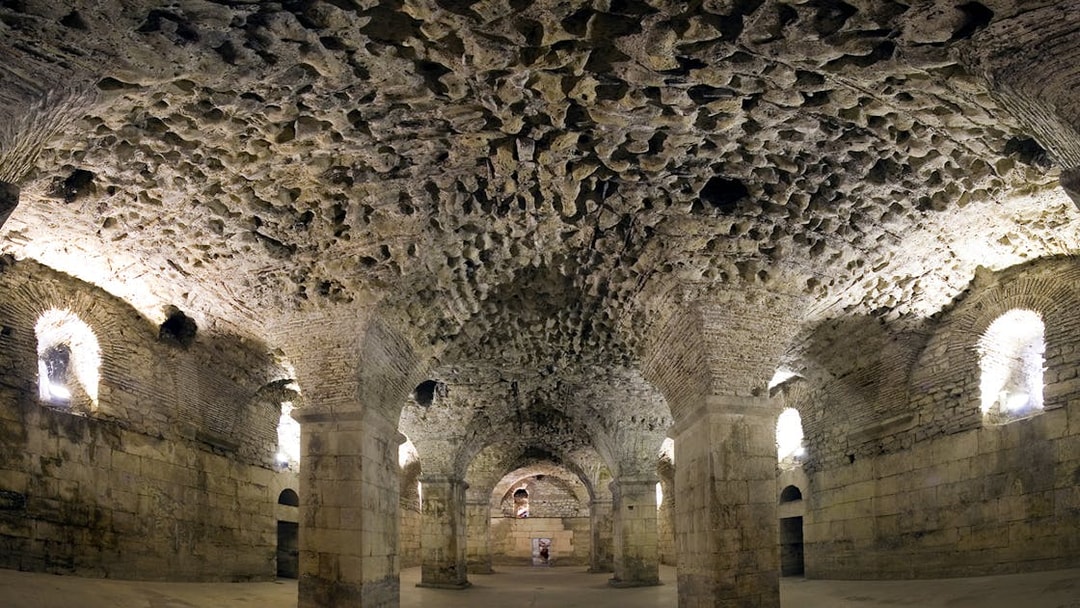 Diocletian's Cellar in Split, Croatia, featured on the Game of Thrones tour.