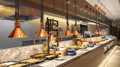 Sun Moon Lake Lealea Wyndham Hot Spring Resort - Xiangmu All-Day Restaurant Dinner Buffet Voucher (Holiday Dinner + NT$100)