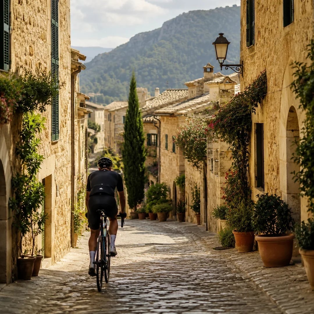 Superior road bike self-guided tour in Mallorca