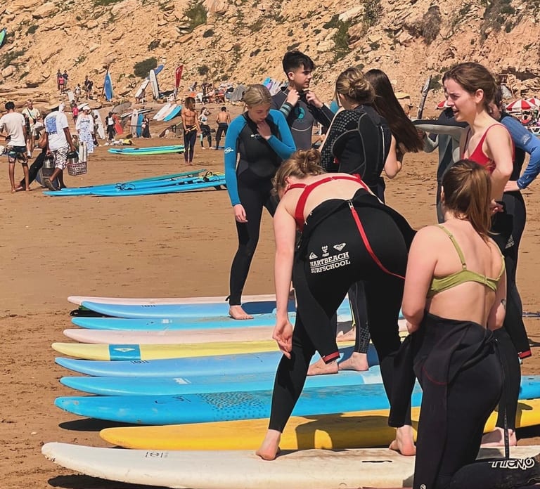Surf Lessons with Local instructors beginners