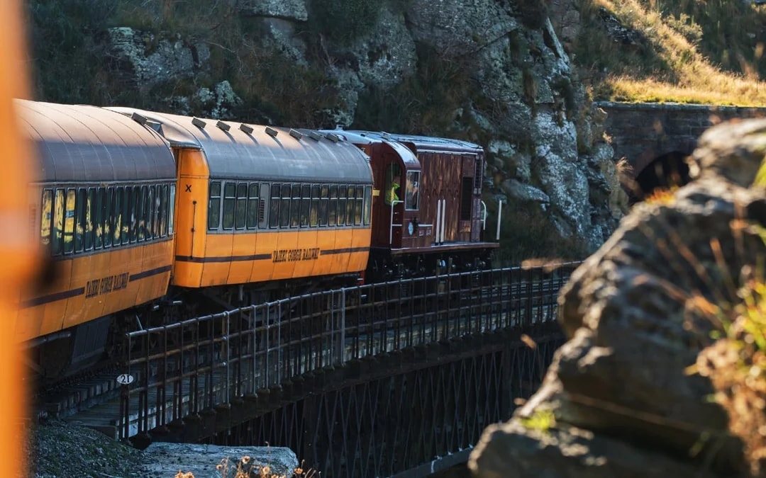 Taieri Gorge Scenic Rail Journey with Deep Stream Bridge Walk Image 5