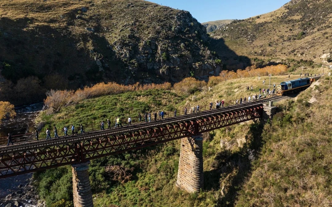 Taieri Gorge Scenic Rail Journey with Deep Stream Bridge Walk Image 8