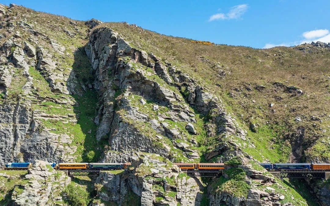 Taieri Gorge Scenic Rail Journey with Deep Stream Bridge Walk Image 10