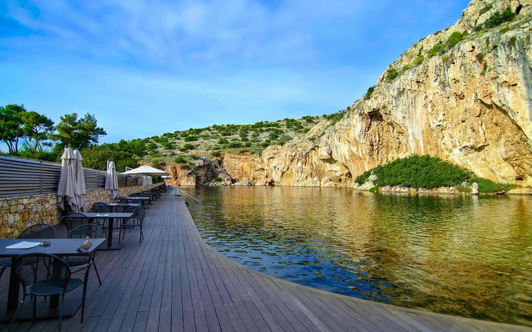 From Athens: Temple of Poseidon & Lake Vouliagmeni Swimming Small-Group Day Trip Image 4