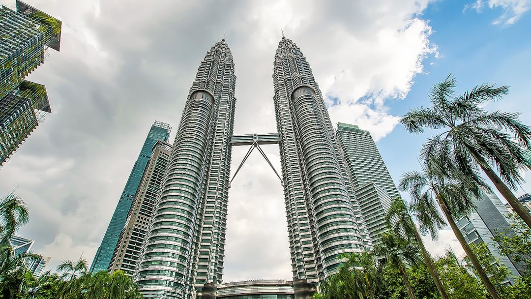 Petronas Twin Towers in Kuala Lumpur, part of The Great KL City Tour.