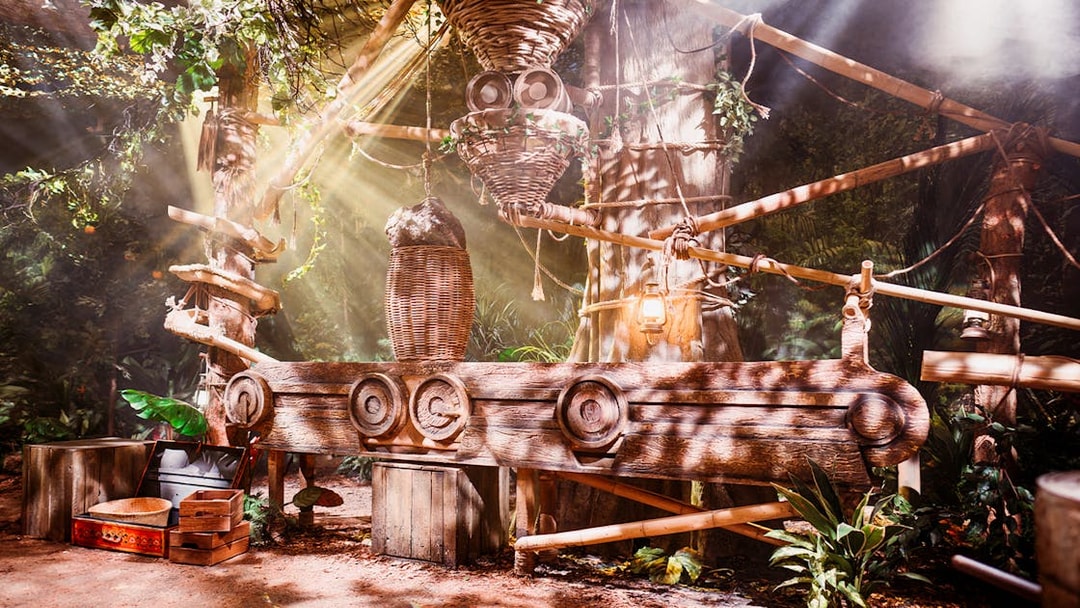 Peru-themed jungle setup at Paddington Bear Experience in London.