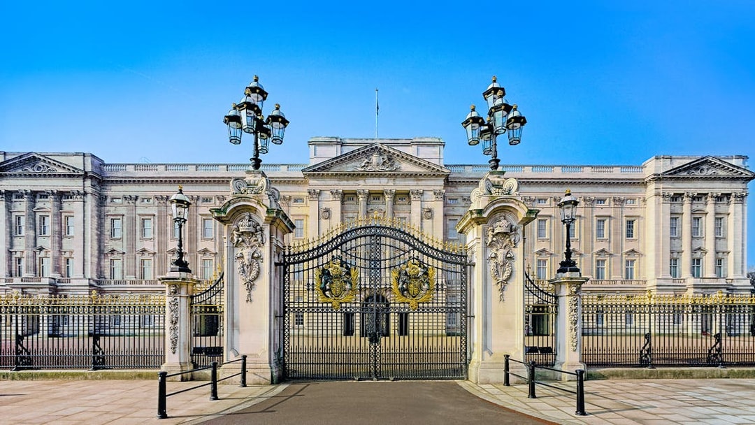 Buckingham Palace gates, London, featured on the Royal Walking Tour.