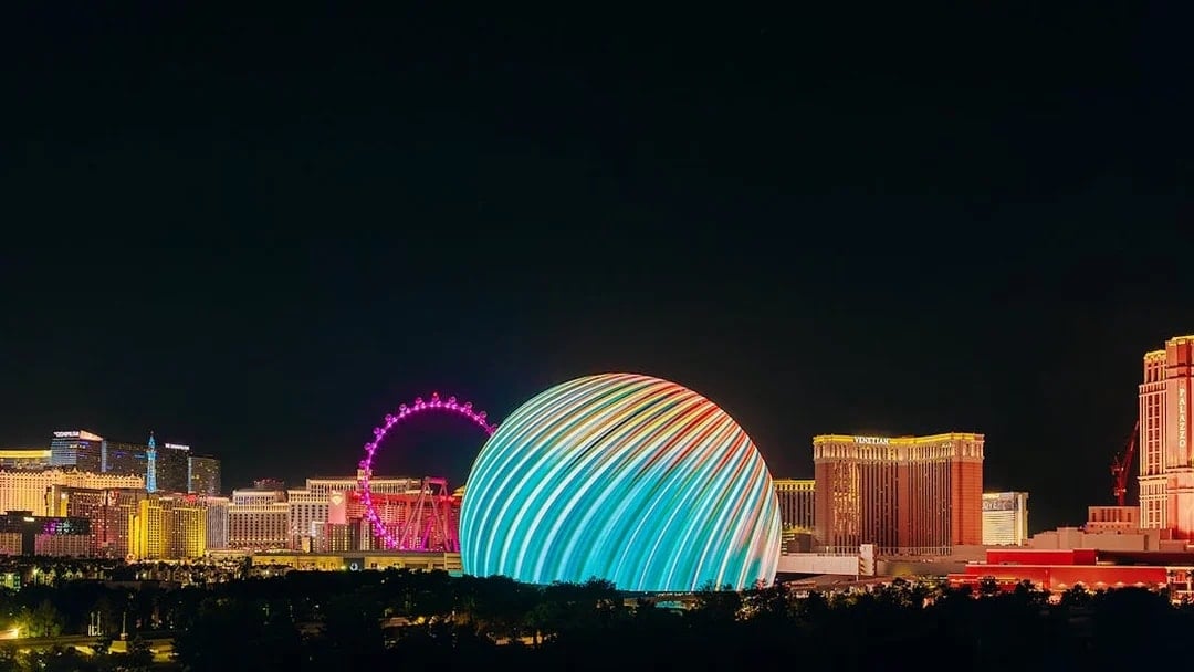 The Sphere Experience Postcard from Earth, Las Vegas