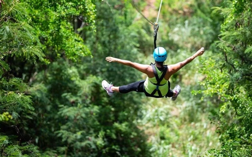 Three Zipline Adventure with Modern Braking System and Expert Guides Image 10
