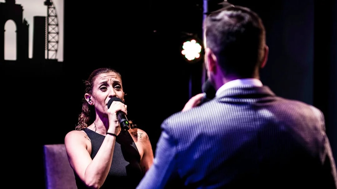 Performers singing Fado in Chiado, Lisbon.