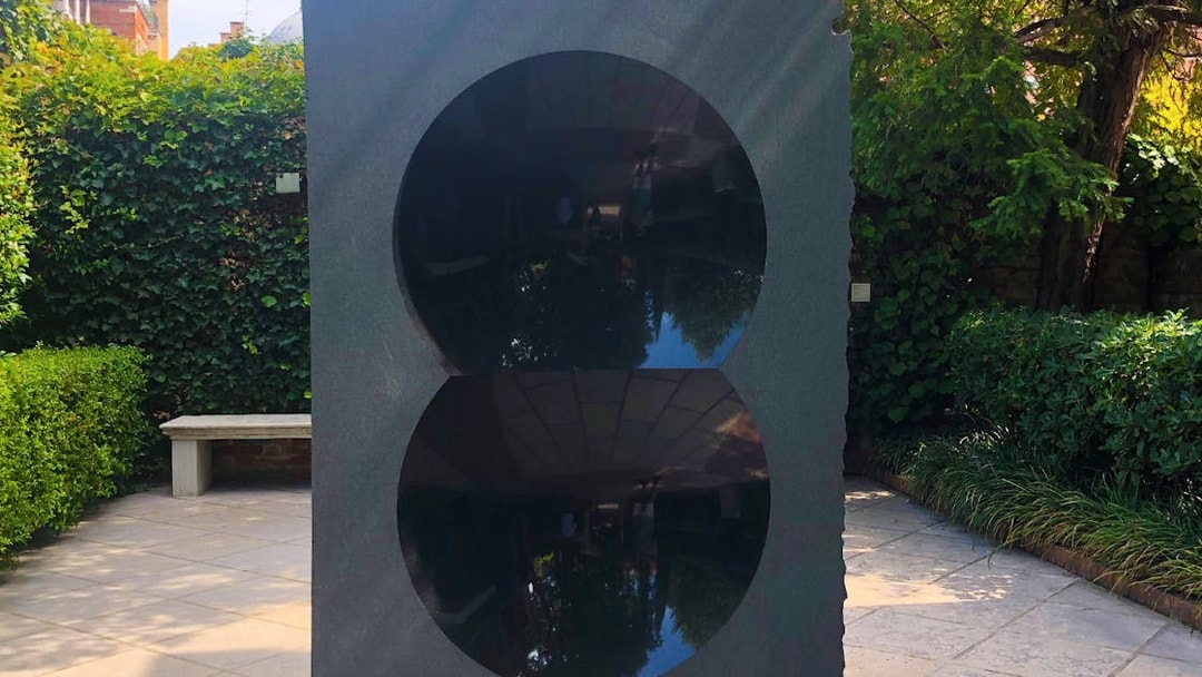 Sculpture in garden at Peggy Guggenheim Collection, Venice.