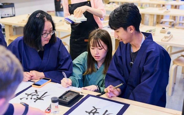 Tokyo: Shinjuku Calligraphy Workshop & T-Shirt Creation Image 7