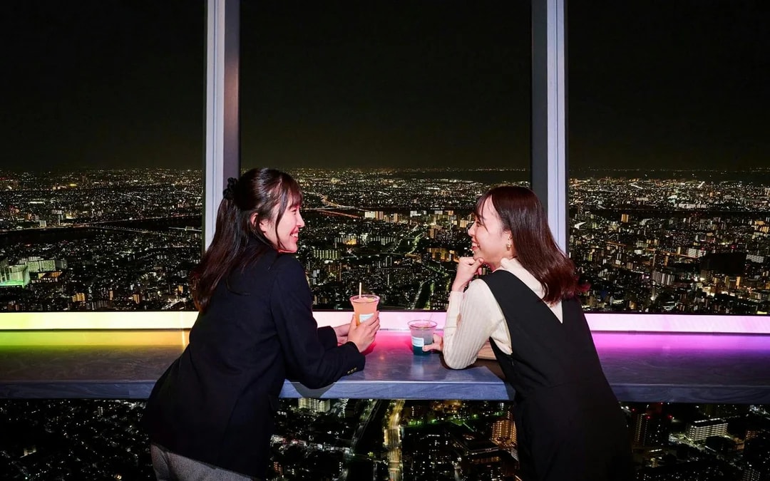 TOKYO SKYTREE Tembo Deck Night Entry Tickets with Alcoholic Drink Image 1