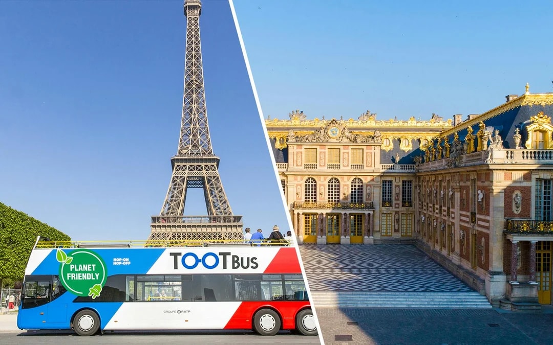 Tootbus: Paris Hop-on Hop-off Bus Tour with Versailles Palace Tickets Image 1