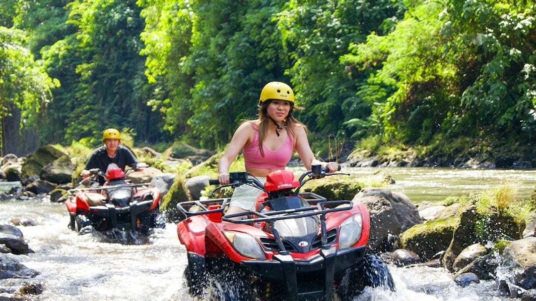 Ubud: ATV Quad Bike Adventure with Ayung River Rafting, Bali