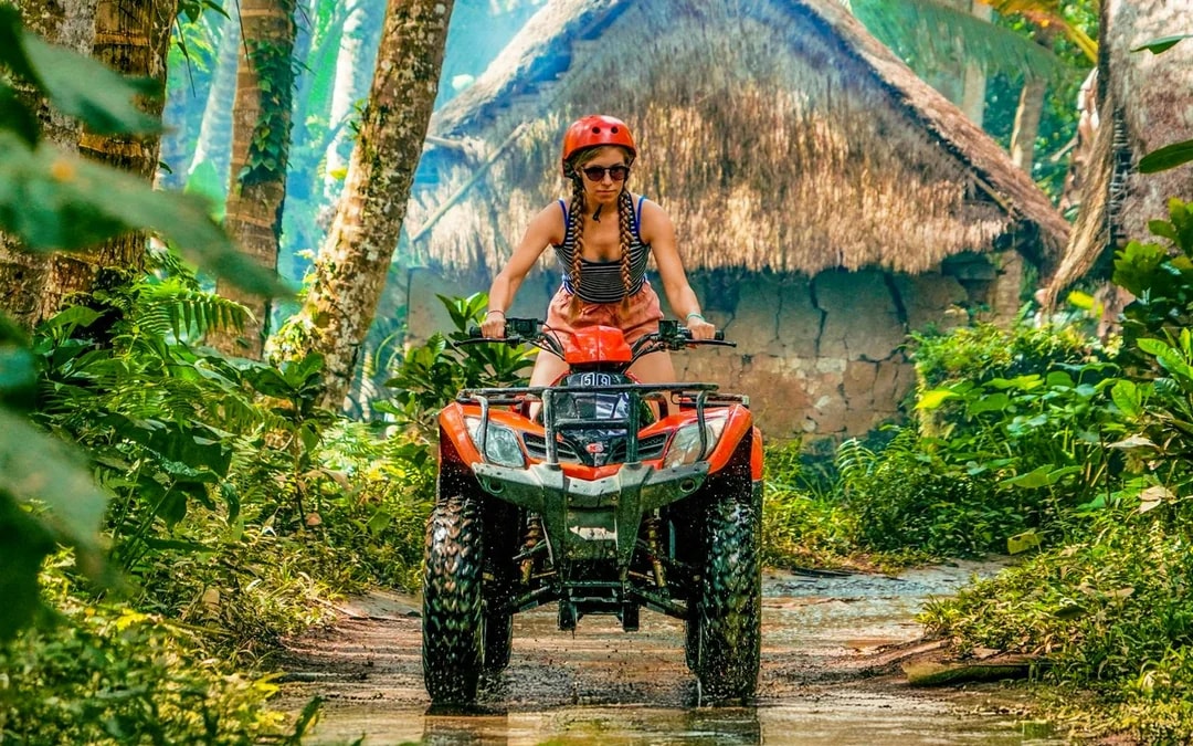 Ubud: Gorilla Face ATV Adventure with Jungle Swing & Goa Raja Waterfall Image 7