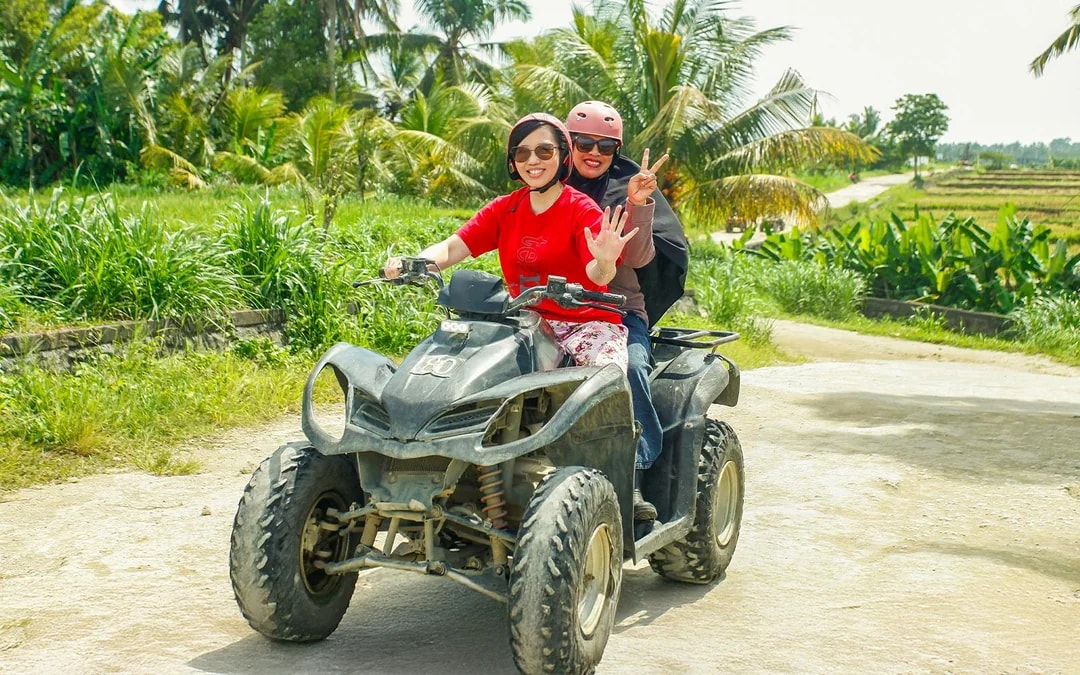 Ubud: Gorilla Face ATV Adventure with Jungle Swing & Goa Raja Waterfall Image 1