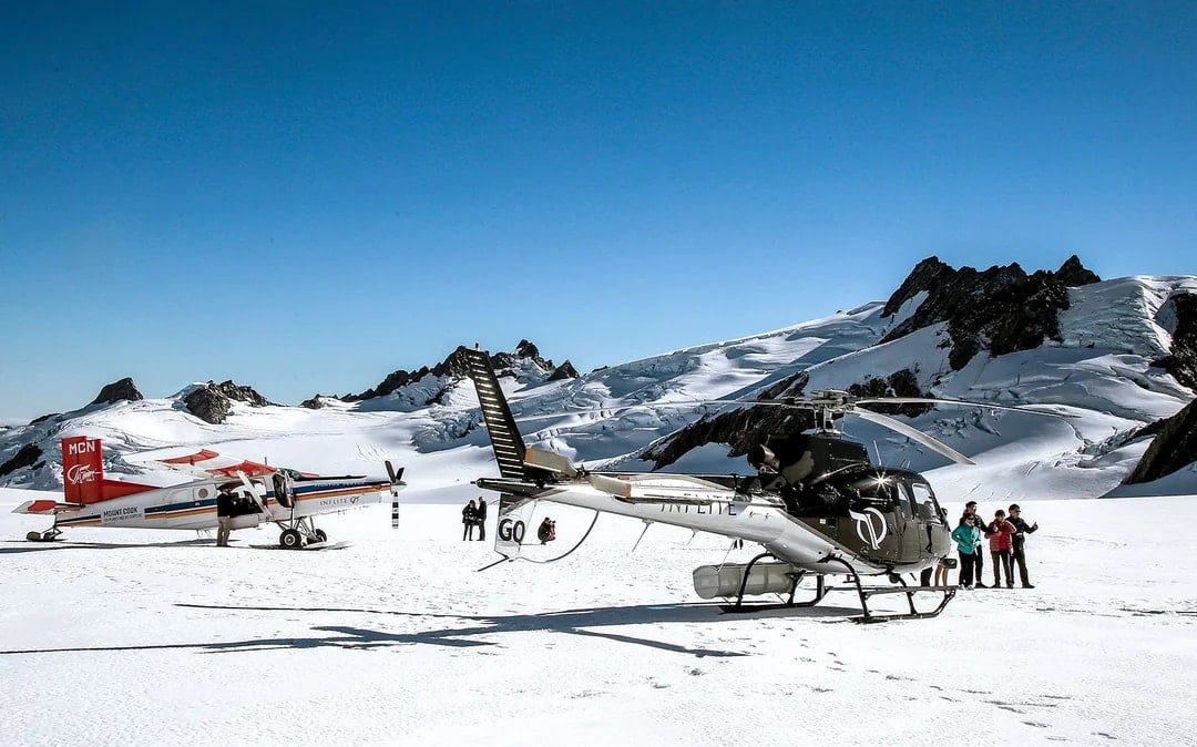 Ultimate Alpine Experience: Skiplane and Helicopter Combo Flight Image 1