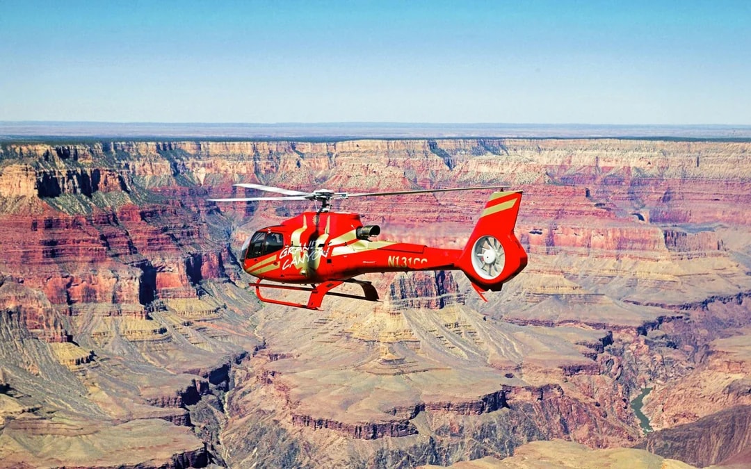 From Las Vegas: 70+ min Grand Canyon West Rim Helicopter Tour with Optional Las Vegas Strip Views Image 1